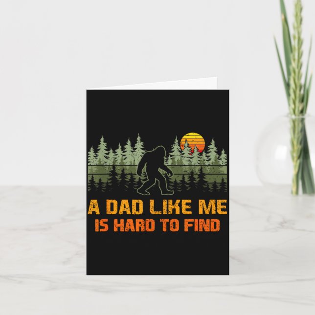 Carte Un papa comme est difficile à trouver des arbres f (Devant)