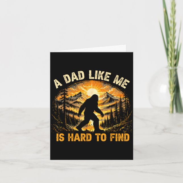 Carte Un papa comme moi est difficile à trouver drôle bi (Devant)