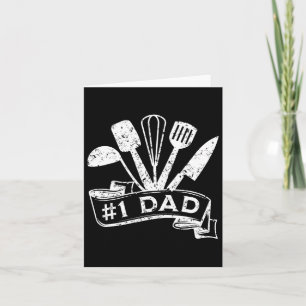 Carte Un papa cuisinier pour la fête des pères papa cuis
