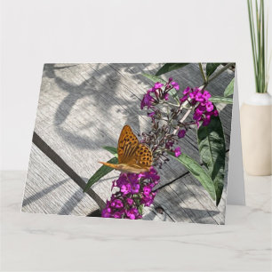 Carte Un papillon jaune