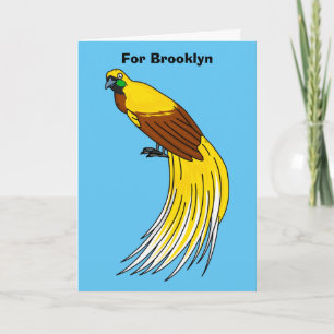Carte Un petit oiseau de paradis