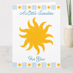 Carte Un Petit Peu de Soleil Pour Vous