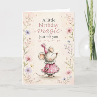 Carte Un Peu de Magie d'Anniversaire Pour Vous