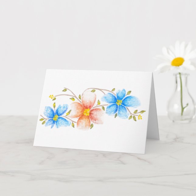 Carte Un peu de Printemps (Petite plante)