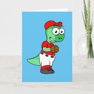 Carte Un Pitcher De Baseball Pachycephalosaurus.