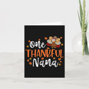 Carte Un Remerciement Nana Thanksgiving Famille Correspo