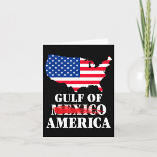 Carte Un retour dans le Golfe amusant Trump Mexique