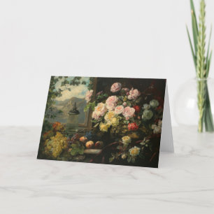 Carte Un riche bouquet de fleurs   Franz Xaver Birkinger