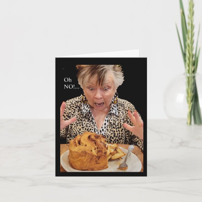 Carte Un rouleau géant de cannelle (Devant)