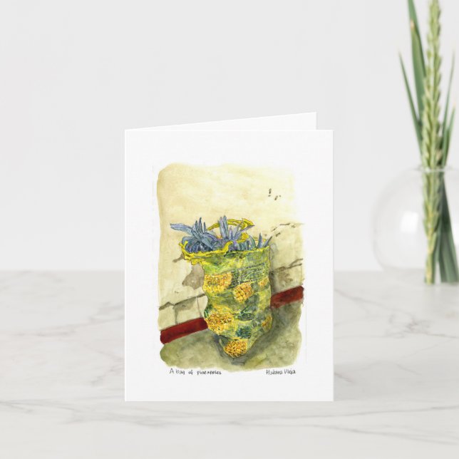 Carte Un sac d'ananas, La Vieille Havane, Cuba (Devant)