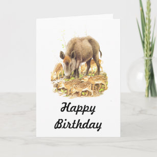 Cartes De Vœux Sanglier Zazzle Fr Cartes De Vœux Sanglier Zazzle Fr