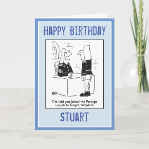 Carte Un soldat en caricature de la Légion étrangère fra