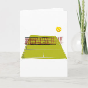 Carte Un superbe design de court de tennis. Quel plaisir