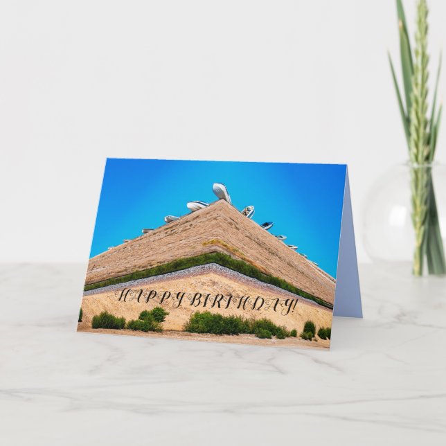 Carte Un tas de vœux d'anniversaire vous arrivent. (Devant)