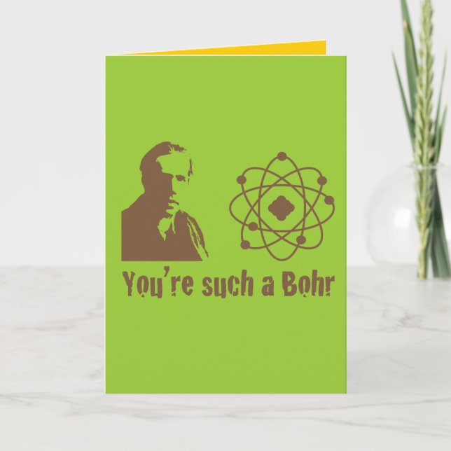 Carte Un tel Bohr (Devant)
