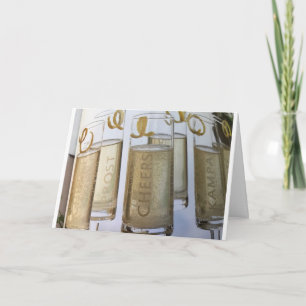 CARTE *UN TOAST CETTE SAISON DE VACANCES* CHEERS!