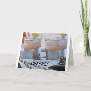 CARTE *UN TOAST CETTE SAISON DE VACANCES* CHEERS!