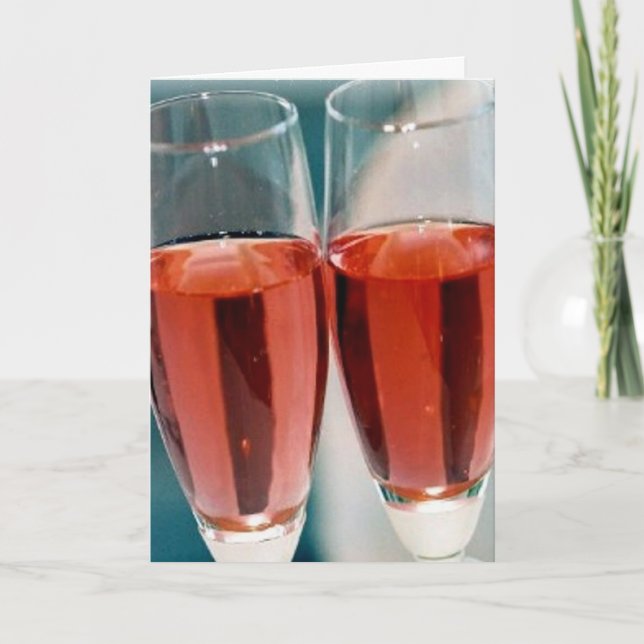 Carte Un toast de félicitations (Devant)