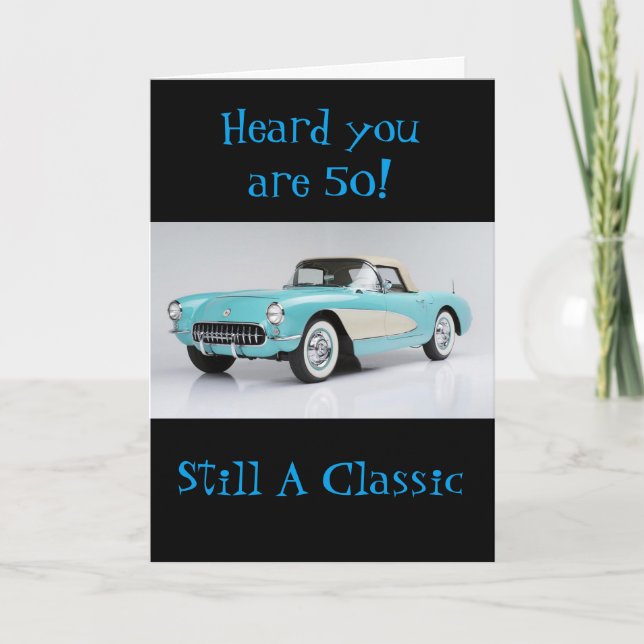 CARTE ****UN TOUR CLASSIQUE 50**** JEUX ANNIVERSAIRE (Devant)