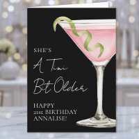 Un tout petit peu plus vieux Martini Joyeux Annive