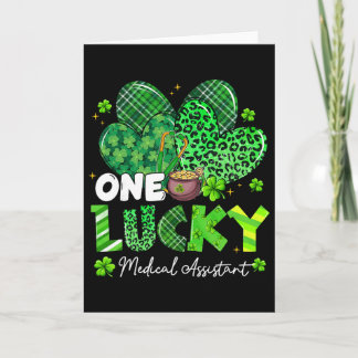 Carte Un Trèfle de la Saint-Patrick Instantané Médical C