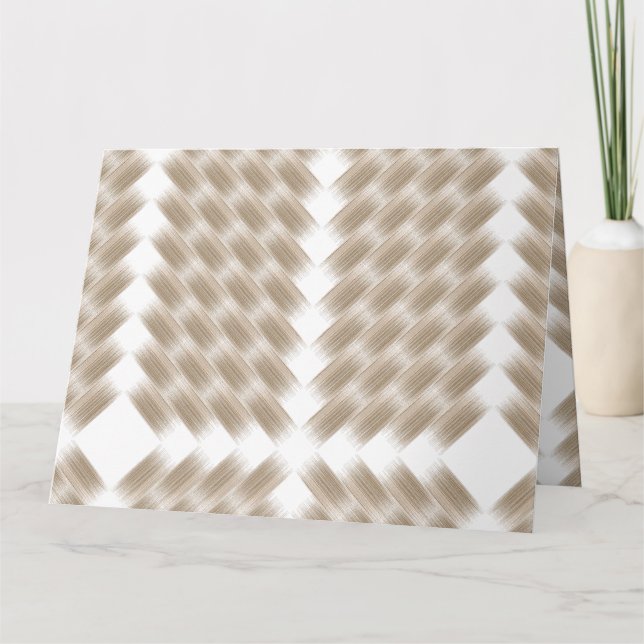 Carte Un triangle blanc équilatéral centré sur une plain (Devant)