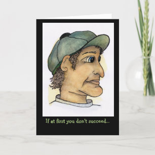 Carte Un type de Skydiving humoristique