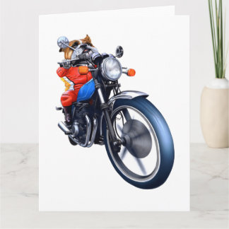 CARTE UN VÉLO D'ÉQUITATION