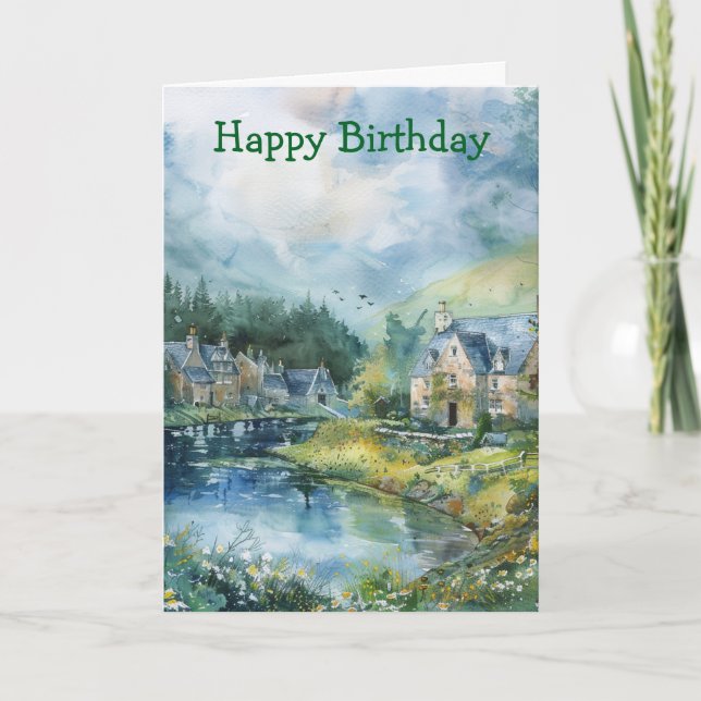 Carte Un village écossais paisible (Devant)