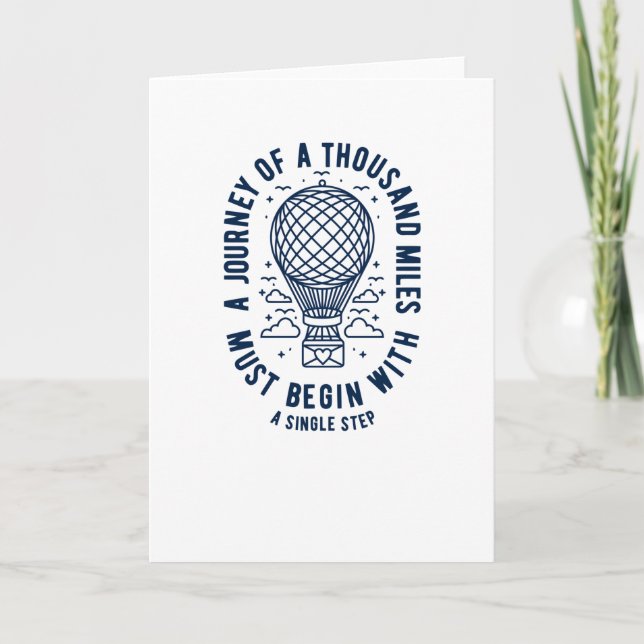 Carte Un voyage (Devant)