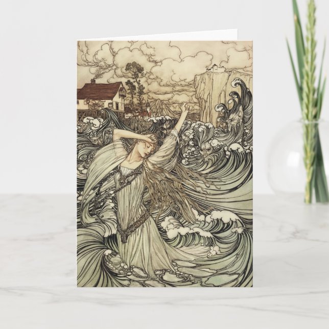 Carte Undine par Arthur Rackham (Devant)