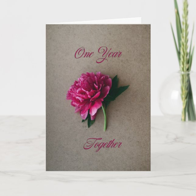 Carte Une année (Devant)