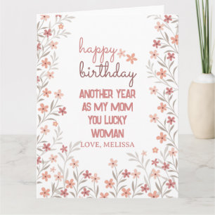 Carte Une autre année en tant que ma mère, quelle femme