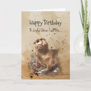 Carte Une autre personnalité Anniversaire animal amusant