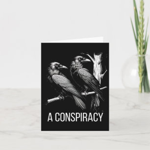 Carte Une Conspiration de Corbeaux Gothique Corbeau Acad