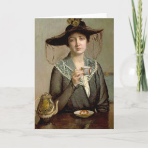 Carte Une coupe de thé   Lilla Cabot Perry