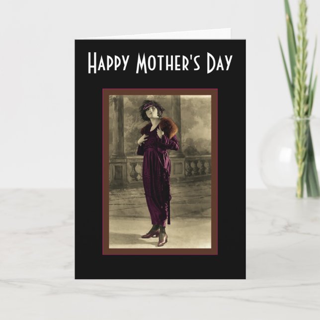 Carte Une dame folle (Devant)