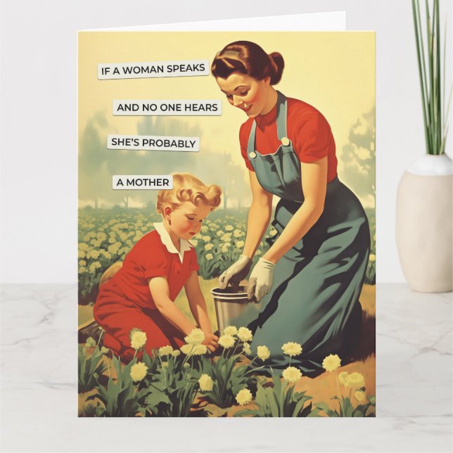 CARTE UNE FEMME PARLE (Devant)