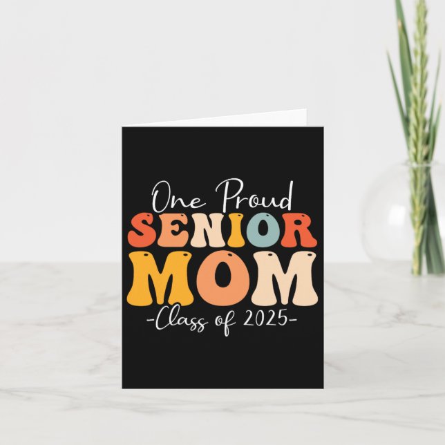 Carte Une Fier Maman Supérieure Cl De 2025 Graduation Su (Devant)