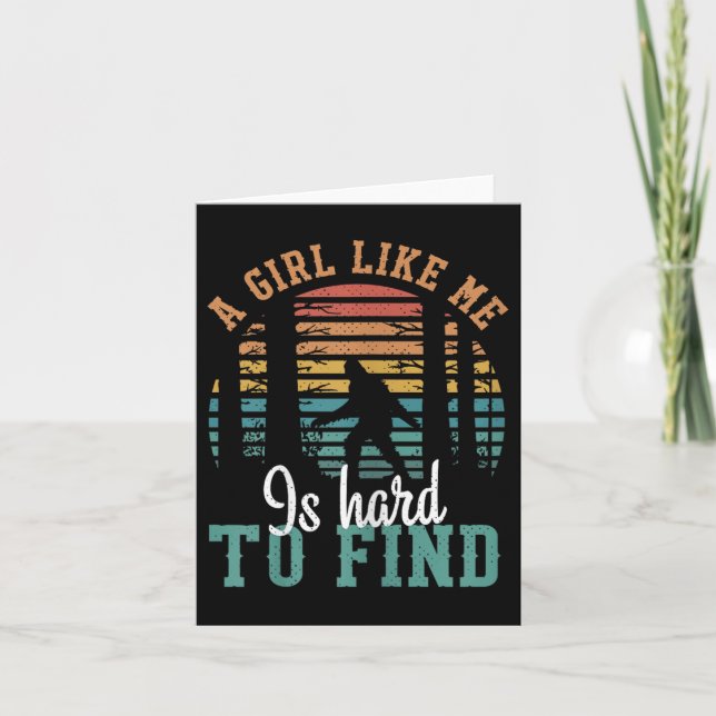 Carte Une Fille Comme Moi Est Difficile De Trouver Drôle (Devant)