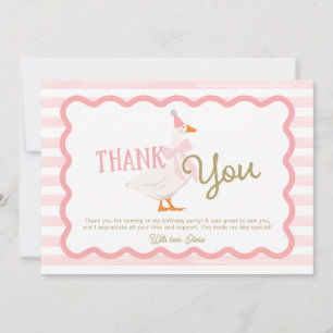Carte Une Fille Silly Goose 1er Anniversaire Remerciemen