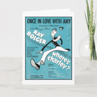 Carte Une Fois Amoureux De La Couverture Du Songbook D'A