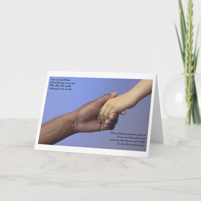 Carte Une fois dans une amitié à vie (Devant)