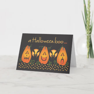Carte Une gamme de lanternes Jack O'Halloween