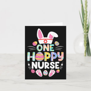 Carte Une Infirmière Hoppy Funny Jour de Pâques Famille