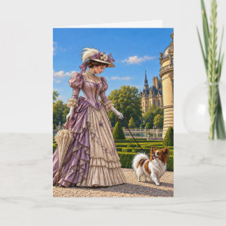 Carte Une journée au Château Chantilly, Papillon 