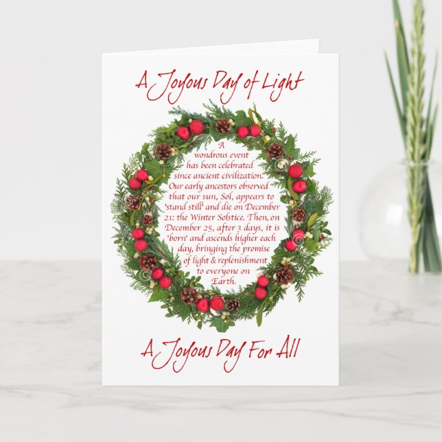 CARTE UNE JOURNÉE JOYEUSE - (Devant)