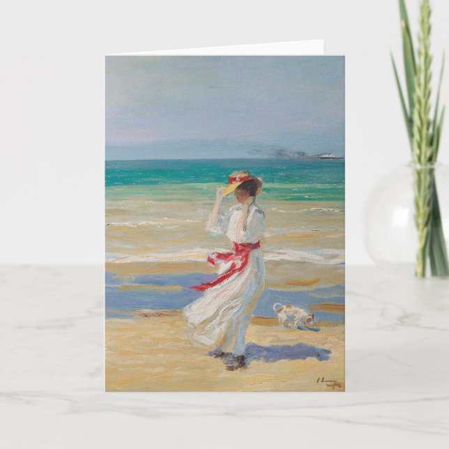 Carte Une journée venteuse | Sir John Lavery (Devant)