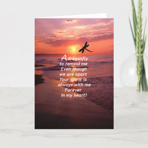 Carte Une libellule pour me rappeler