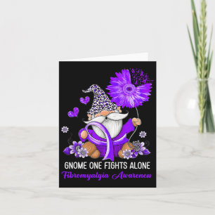 Carte Une lutte seule contre la Fibromyalgie du Ruban